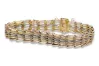 Vintage rose pink 14k 585 gold  vintage bracelet vb004