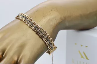 Rusijos 14k 585 raudono aukso apyranka vb004