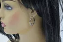 silver 925  Vintage earrings ven024s