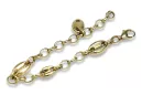 Vintage rose (Italian yellow) gold bracelet cb106