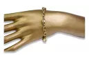 Armband aus russischem Roségold (italienisches Gelb) cb106