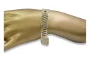 Итальянский желтый Русский браслет из розового золота cb130