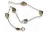 Yellow & white Italian gold fancy bracelet cb138yw