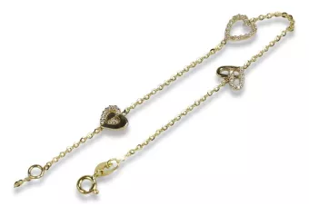 Zlatý náramok russiangold.com ★ GOLD 585 333 Nízka cena