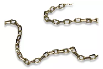 Złoty łańcuszek włoski Ankrowy diamentowany cc090y