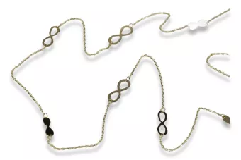 russian gold chain in pink gold