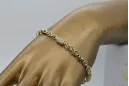 Bracelet en or jaune 14 carats ★ https://zlotychlopak.pl/fr/ ★ Or 585 333 Pas cher