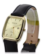 Reloj de oro para hombre Geneve ★ zlotychlopak.pl ★ Pureza de oro 585 333 Precio bajo!