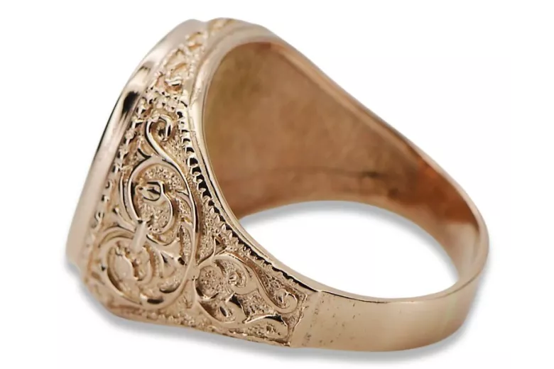 Русская роза советское золото украшения мужское кольцо печатка