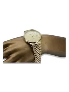 Reloj para hombre en oro de 14 quilates 585 con brazalete Geneve mw017y y mbw018y