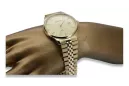 Мъжки часовник 14k 585 злато с гривна Geneve mw017y&mbw018y