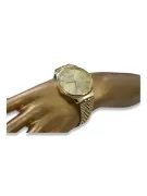 Чоловічий годинник із золота 14k 585 проби з браслетом Geneve mw017y&mbw018y