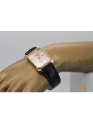 Zegarek męski z czerwonego różowego złota 14k 585 Geneve mw001r