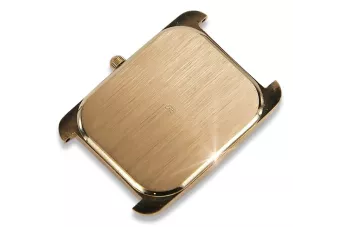 Vyrų laikrodis iš raudono rožinio aukso 14k 585 Geneve mw001r