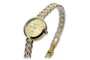 Hermoso reloj de mujer de oro de 14k Geneve lw038y