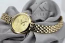 frumosului ceas de damă din aur de 14k Geneve lw048y