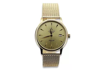 мужских часов из золота 14 карат 585 пробы с браслетом Atlantic mw003y&mbw014y