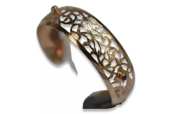 Руска гривна 14k 585 червено злато vb001