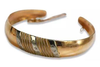 Vintage rose pink 14k 585 gold  vintage bracelet vb002