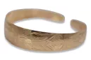 Rosyjska bransoleta 14k 585 z czerwonego złota vb003