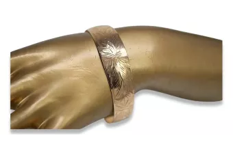 Русская роза Советская 14к 585 золото СССР винтажный браслет vb003