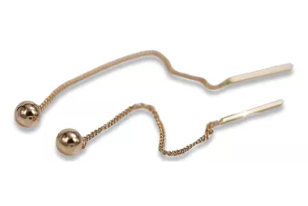 Gold Ohrringe ★ zlotychlopak.pl ★ Gold Probe 585 333 Niedriger Preis!