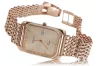 Vintage rose pink 14k 585 gold men's watch Geneve wristwatch mw001r&mbw004r