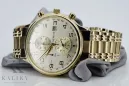 14k 585 aukso laikrodis su vyrų apyranka Geneve mw005ydy&mbw012yo