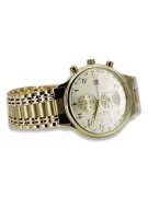 Gold men's watch Geneve ★ zlotychlopak.pl ★ Gold purity 585 333 Low Price!