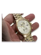 Złoty zegarek 14k 585 z bransoletą męski Geneve mw005ydy&mbw012yo