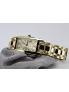 Жовтий 14k золотий чоловічий годинник Geneve mw089y