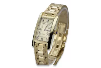 Yellow 14k gold men's watch Geneve mw089y