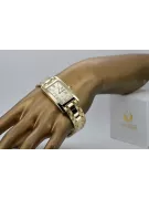 Prześliczny 14K złoty męski zegarek Geneve mw089y