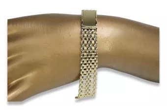 Yellow rose gold watch bracelet ★ russiangold.com ★ Gold 585 333 Low price