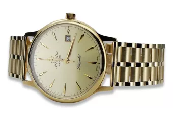 Auksinis "Atlantic" laikrodis 14k 585 su vyro apyranka mw003y&mbw007y
