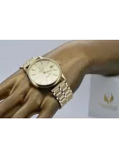 Złoty zegarek Atlantic 14k 585 z bransoletą męski mw003y&mbw007y