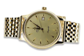 Atlantic 14k 585 злато с гривна за мъже mw003y&mbw008y