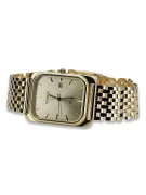 Złoty zegarek z bransoletą męski 14k 585 Geneve mw001y&mbw005y