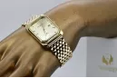 Złoty zegarek z bransoletą męski 14k 585 Geneve mw001y&mbw005y