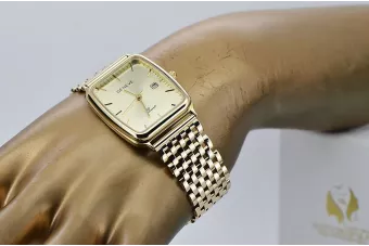 Złoty Zegarek męski 14K Geneve, japoński kwarc, 36,8mm | Zlotychlopak.pl Złoty Zegarek męski 14K Geneve, japoński kwarc, 36,8mm | Zlotychlopak.pl