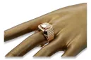 Руска роза съветско злато бижута мъжки пръстен печат