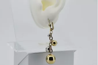 Gold earrings ★ zlotychlopak.pl ★ Gold sample 585 333 Low price!