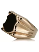 Мужское золотое кольцо из красного золота 14к 585 пробы vsn045
