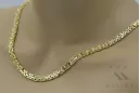 Auksinė grandinė 14k 585 modelius Karališkas Etruskas Unikatas cc056y