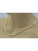 Chaîne ★ en or rose jaune russiangold.com ★ Or 585 333 Prix bas
