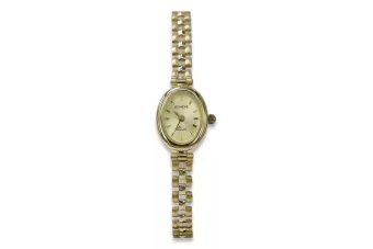 Puikus 14k 585 aukso moteriškas laikrodis Geneve lw037y