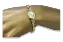 Prześliczny 14k 585 złoty damski zegarek Geneve lw037y