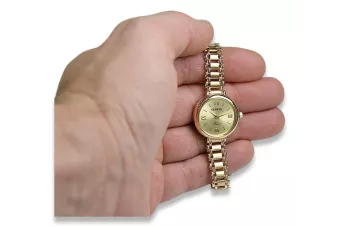 Gold ladies watch ★ zlotychlopak.pl ★ Gold purity 585 333 Low price!