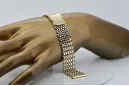Bracelet de montre en or 14k 585 pour homme jaune italien mbw004y