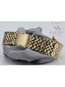 Yellow 14k gold man's Rolex style watch bracelet mbw019yo